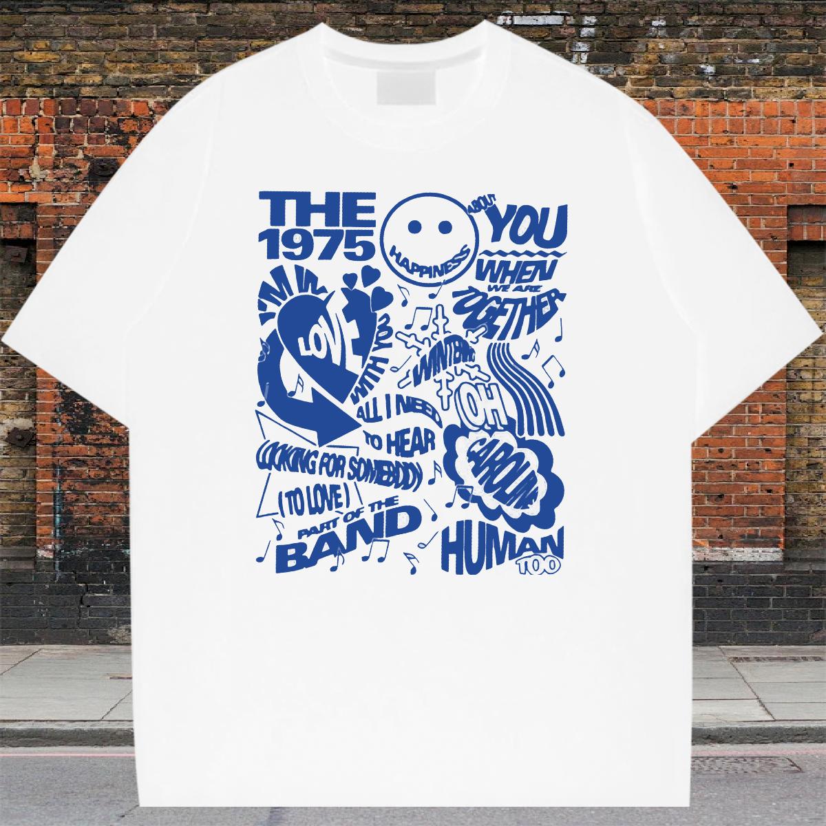 Wholesale Mens T Shirts Casual Round Neck Short Sleeve Men Tshirts Designer Black White Clothes