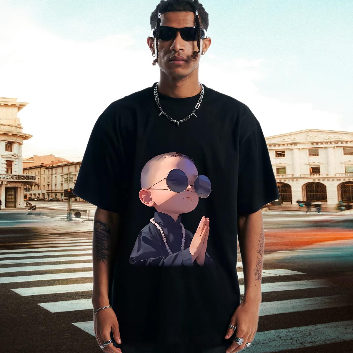 New T-Shirts for Men Black White Tshirt for Man Woman Casual Daily Wear O-Neck Short Sleeve Cotton Brand Clothes