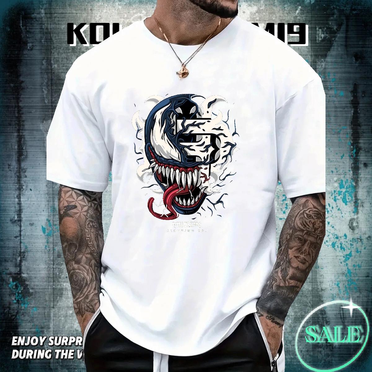 DIY T-Shirts Oversized Men Tshirts Street Wear O-Neck Short Sleeve Cotton Classic Tees Shirts