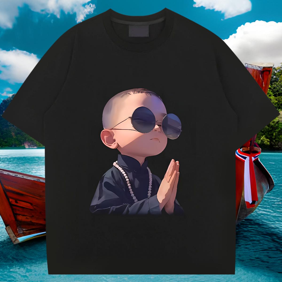 Comfortable T shirt High Street Hip Hop Crew Neck Cotton Men Clothes T-Shirt 2024 Summer Customized Tops Shirt