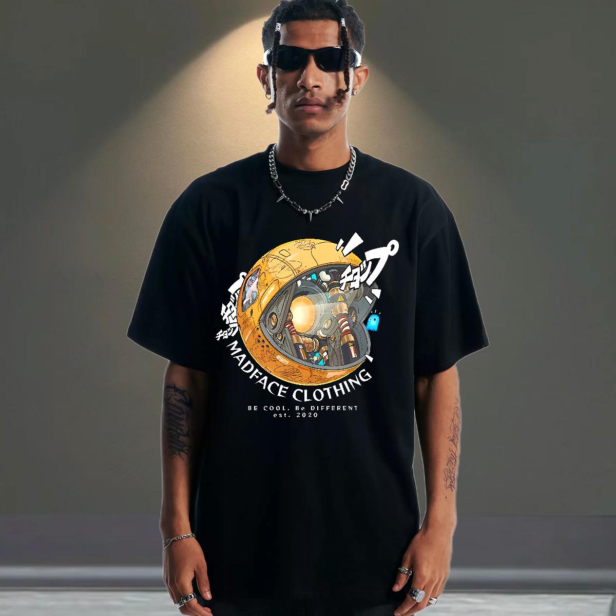 Cool T Shirts Men O-Neck Short Sleeve Cotton Street Tshirts Custom Custom Tops