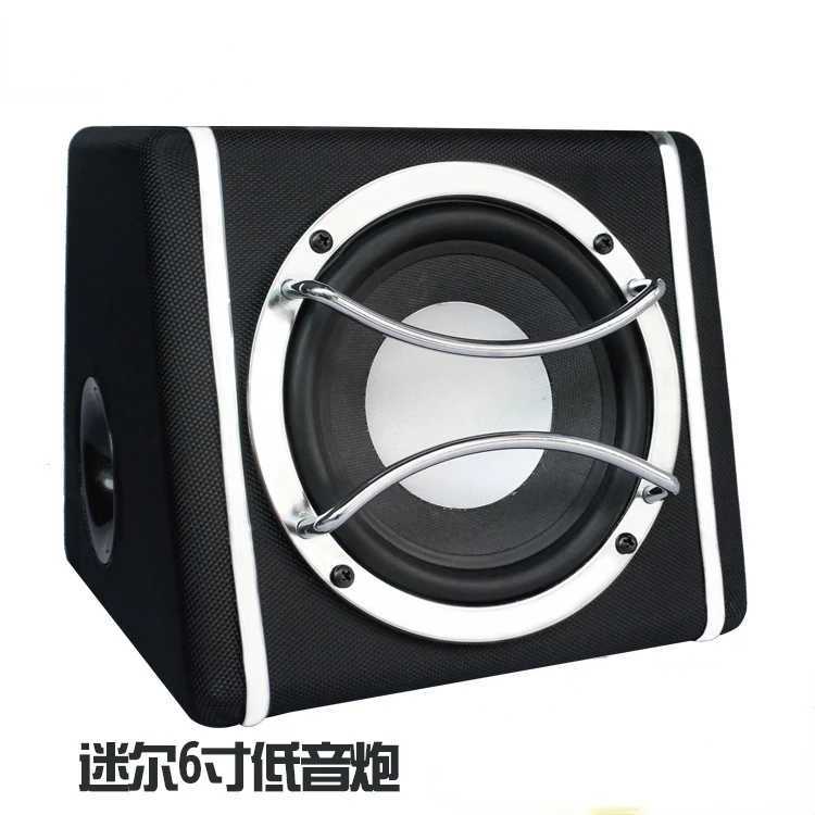 Car Audio New 6-inch 12V trapezoidal active car audio subwoofer car audio modification speakerL2405