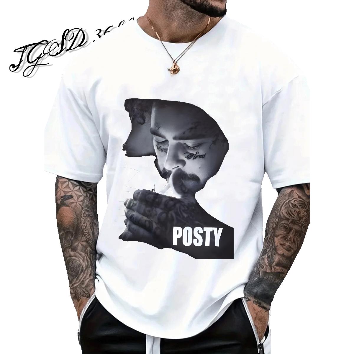 Fashion T Shirts Men Custom Printed Men Tees Sport Cotton Breathable Designer Top Tees