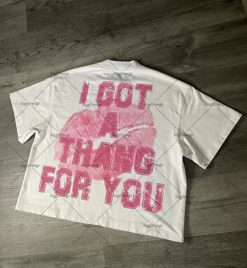 Y2k European and American Fashion Streetwear Women Cartoon Print Oversized Short-sleeved Hip-hop Retro Versatile T-shirt Men 240529