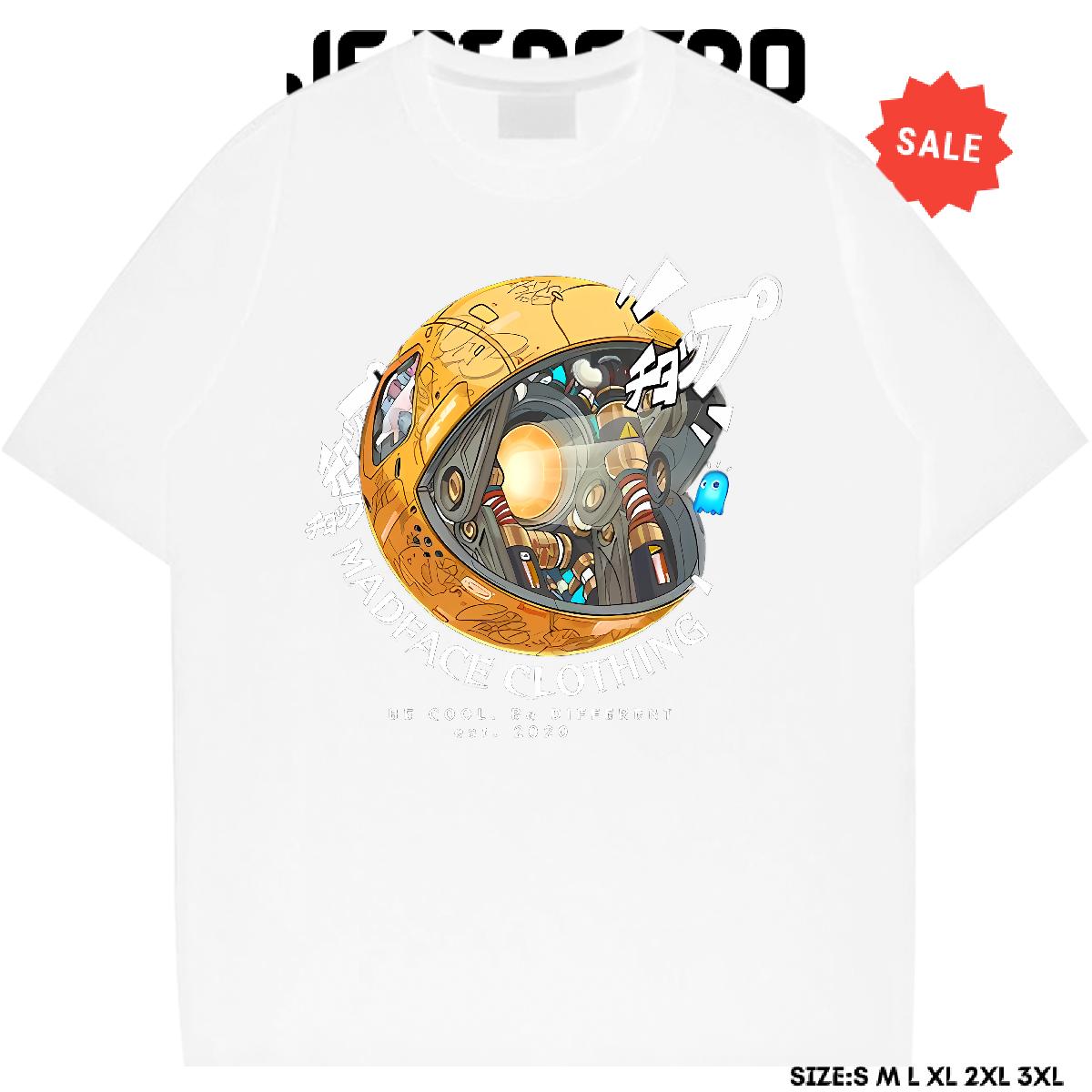 Loose T-Shirts for Men Breathable Crew Neck Anime Printing Street Men Clothes T-Shirt Cartoon Print Classic Casual Tees Shirts