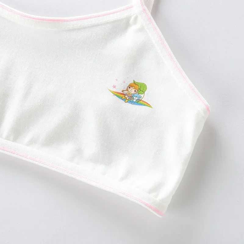 Camisole 4pcs/lot Girls Bra ren Vest Breathable Underwear Girl Tube Tops Soft No Padded s Panties Underwear 7-14Y WX5.31