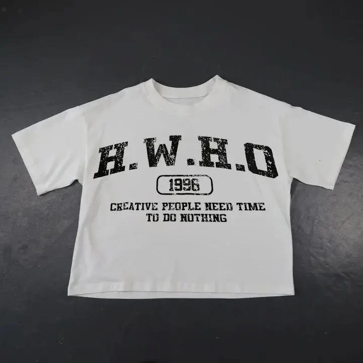 Letter graphic t shirts y2k tops cartoon demon print oversized t shirt harajuku gothic in 2024 streetwear goth men clothing 240601