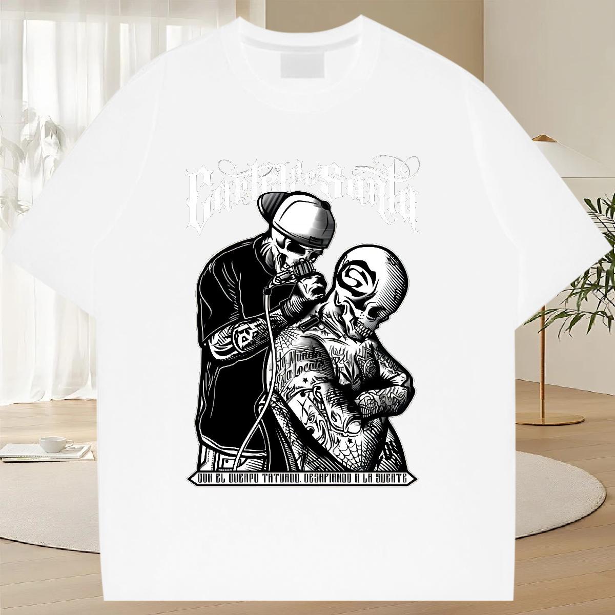 Unisex T shirt Street Round Neck Short Sleeve Men Tshirts 2024 DIY Plus Size Custom Tees Shirts