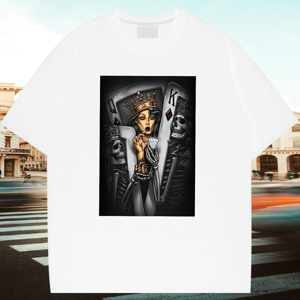 Designer Tshirt for Man Woman Breathable Short Sleeve Daily Outfit Men T Shirts DIY Printed 2024 Designer Top Tees