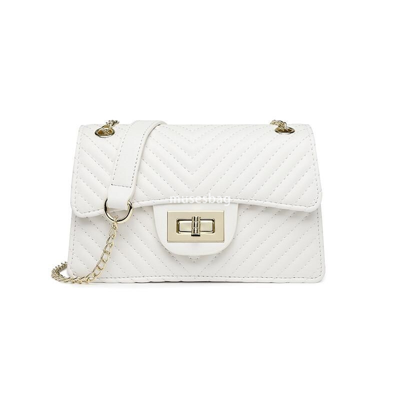 New Fashionable PU Crossbody Bag Casual Luxury Single Shoulder Bag Simple and Multi functional Small Square Bag Advanced Women's Bag