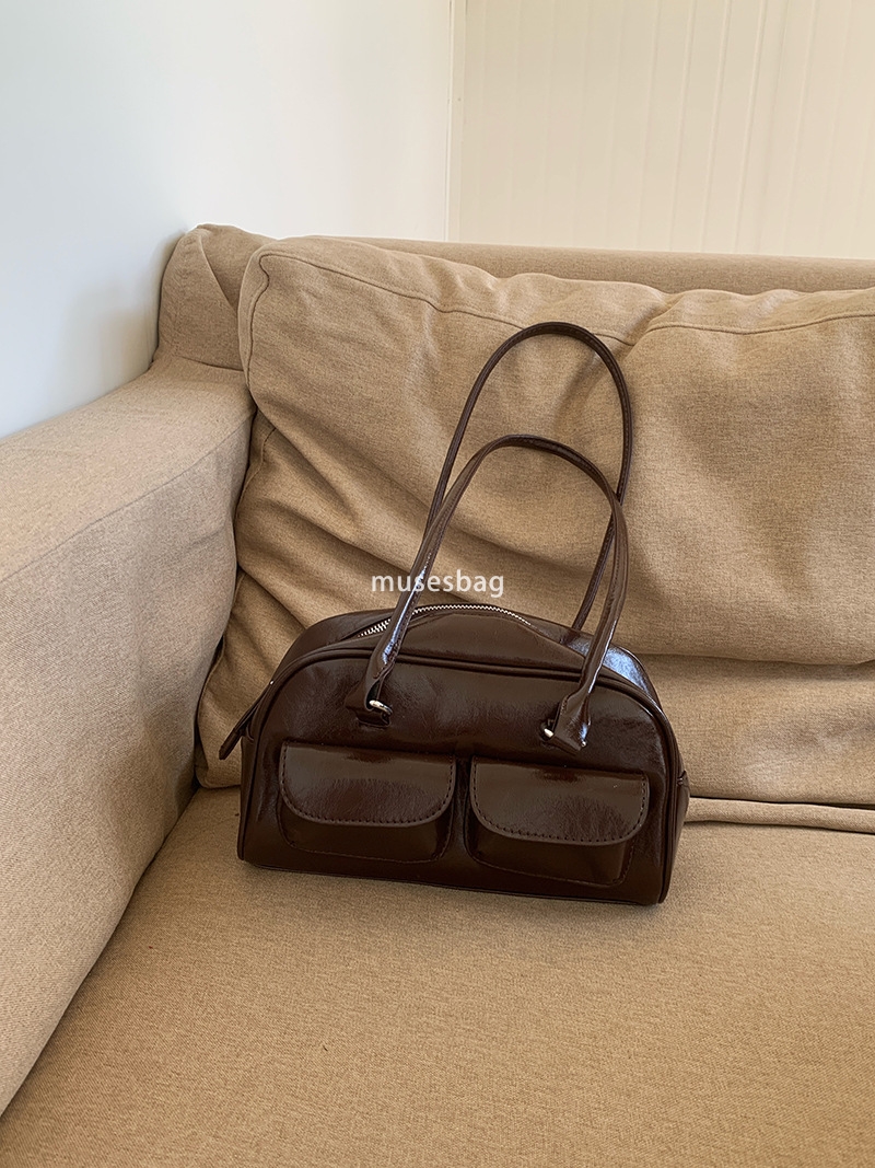 High quality women's bag, underarm bag, fashionable and casual tote bag, business shopping bag, retro large capacity, classic luxury mini designe