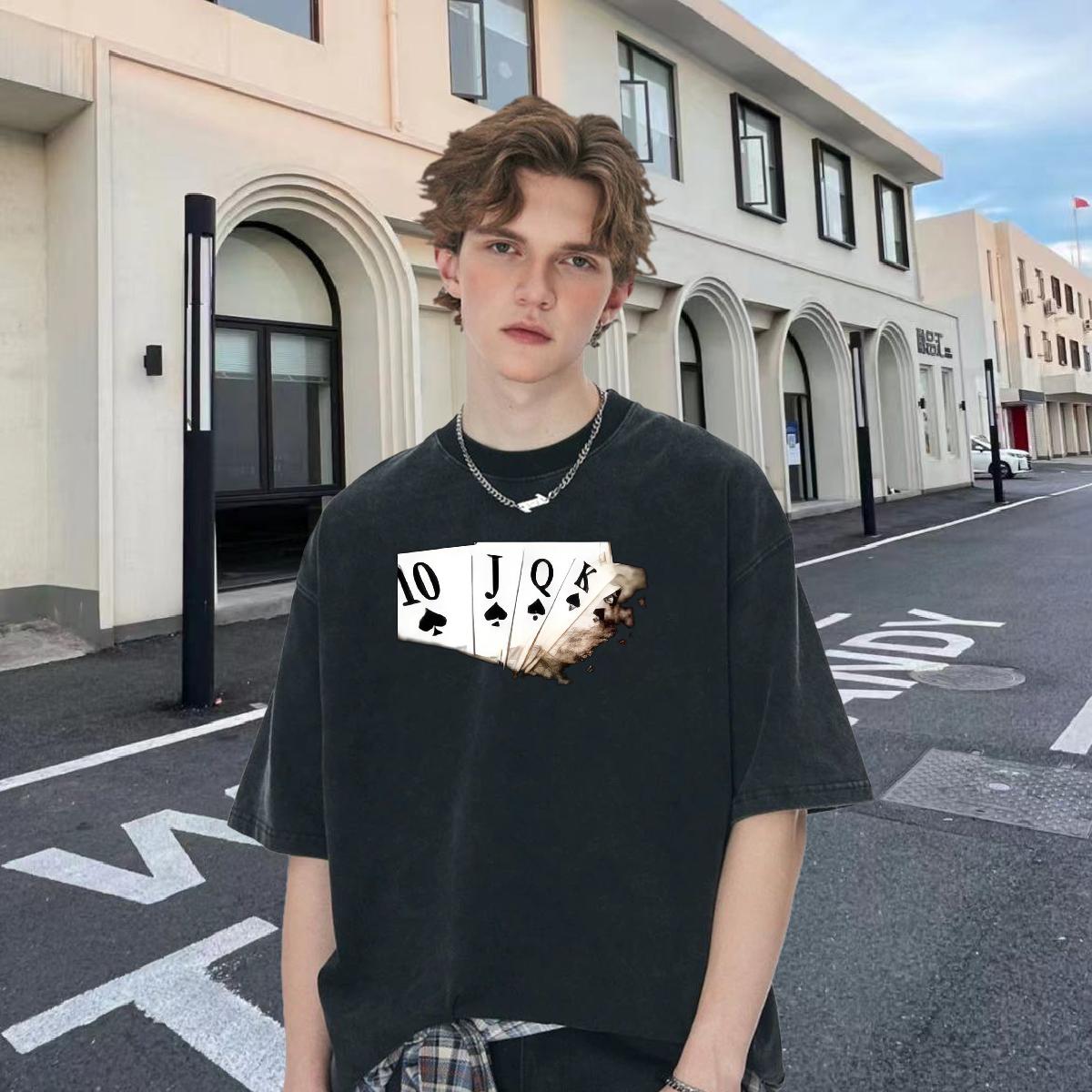 New Arrival T Shirt For Man Plus Size Cartoon Men Clothes T-Shirt Casual Beach Cotton O Neck Short Sleeves High Quality Tops Shirt