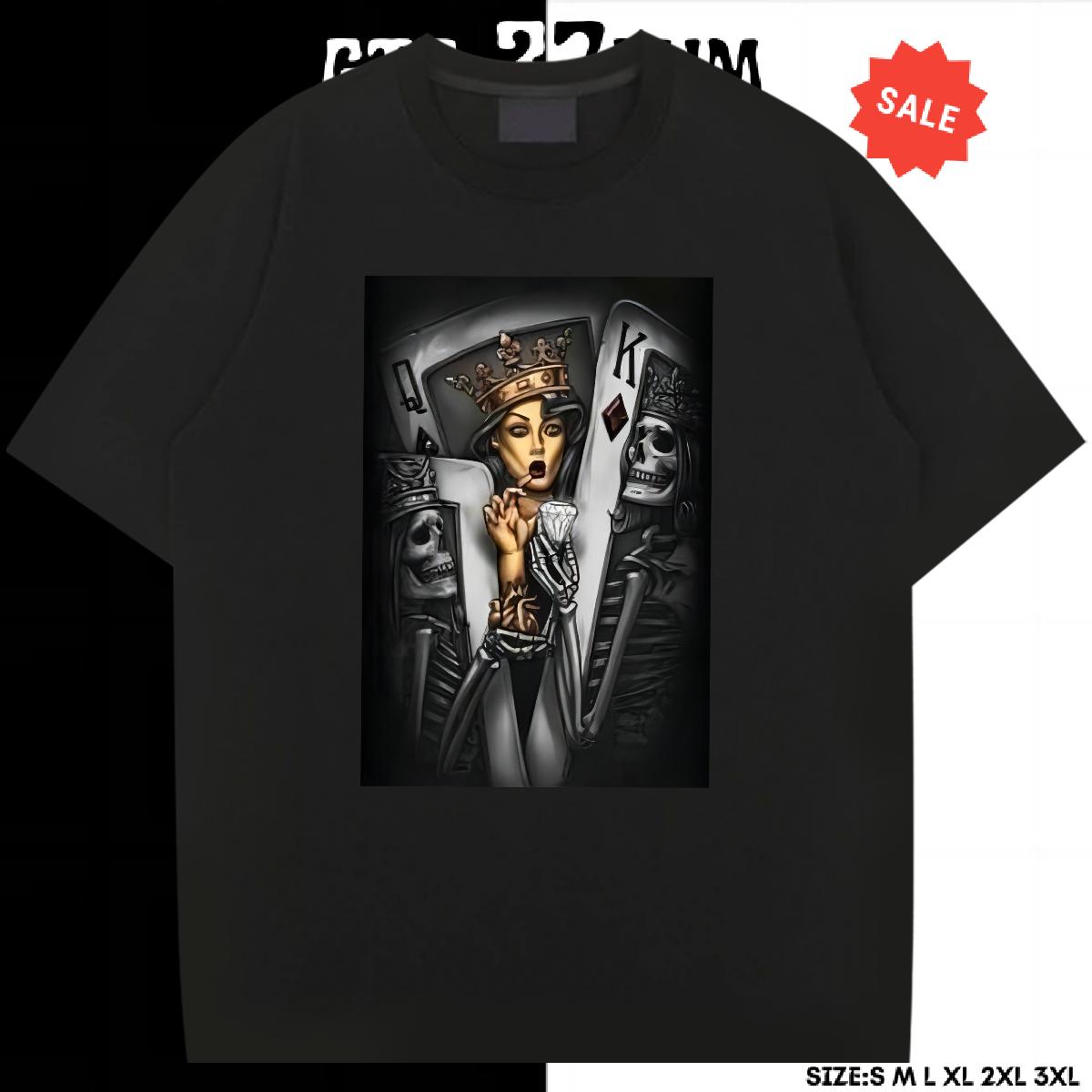 Brand Men Tees Round Neck Short Sleeve Summer Casual Man T Shirts Cartoon Printing S-3XL Wholesale Tops Shirt