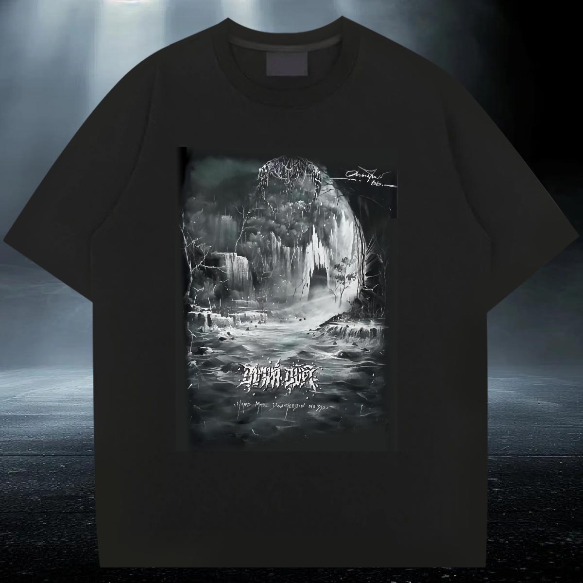 Wholesale Tshirts Crew Neck Cotton Breathable Daily Outfit T-Shirts Black Oversized 2024 DIY Tops Shirt