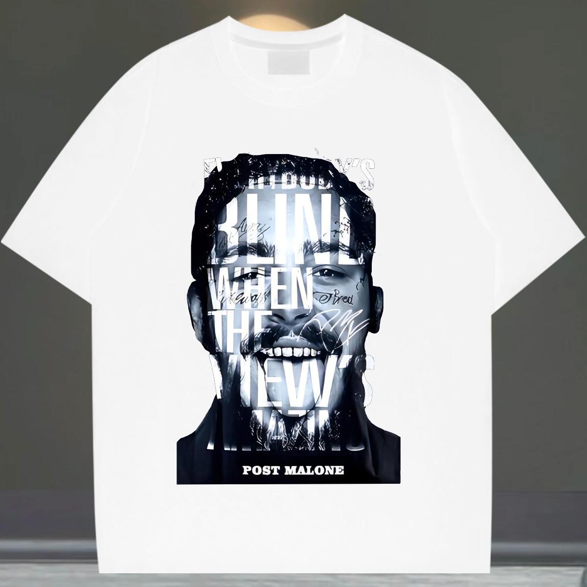 Fashion Design Men T Shirts DIY Printed Casual Men Clothes T-Shirt Short sleeve Cotton Soft Unisex Tees Shirts