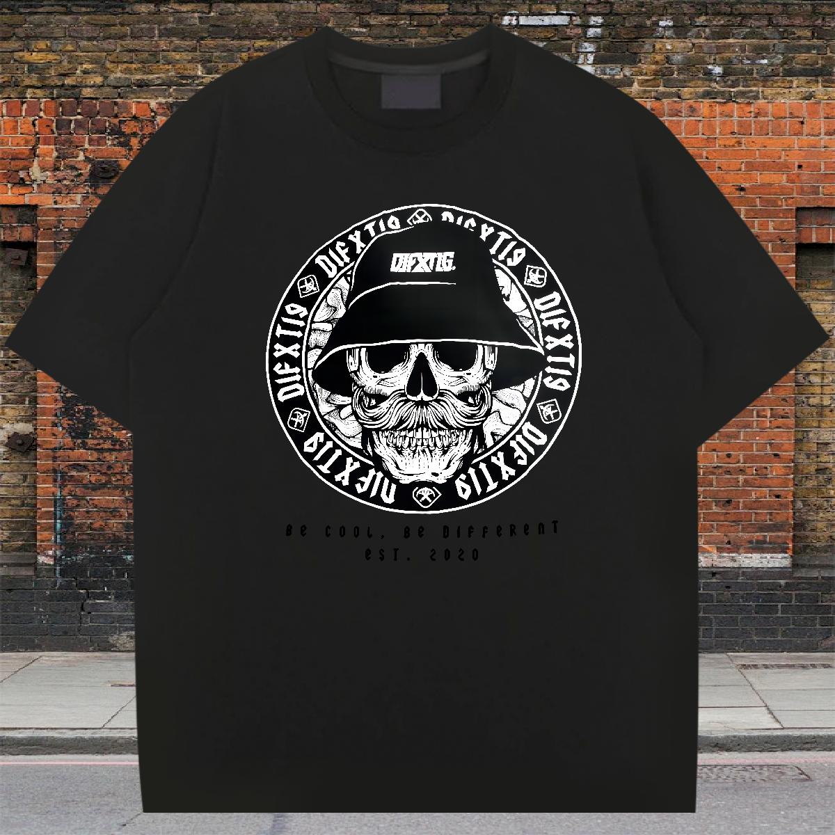 5A Men Tops Tees Short Sleeve Cotton O-Neck Home Outdoor T-Shirts for Men Custom Cartoon 2024 DIY Tees Shirts