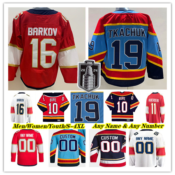 Matthew Tkachuk Florida Hockey Jersey Aleksander Barkov Sergei Bobrovsky Carter Verhaeghe Nick Cousins Gustav Forsling Aaron Ekblad Anton Lundell Sam Reinhart