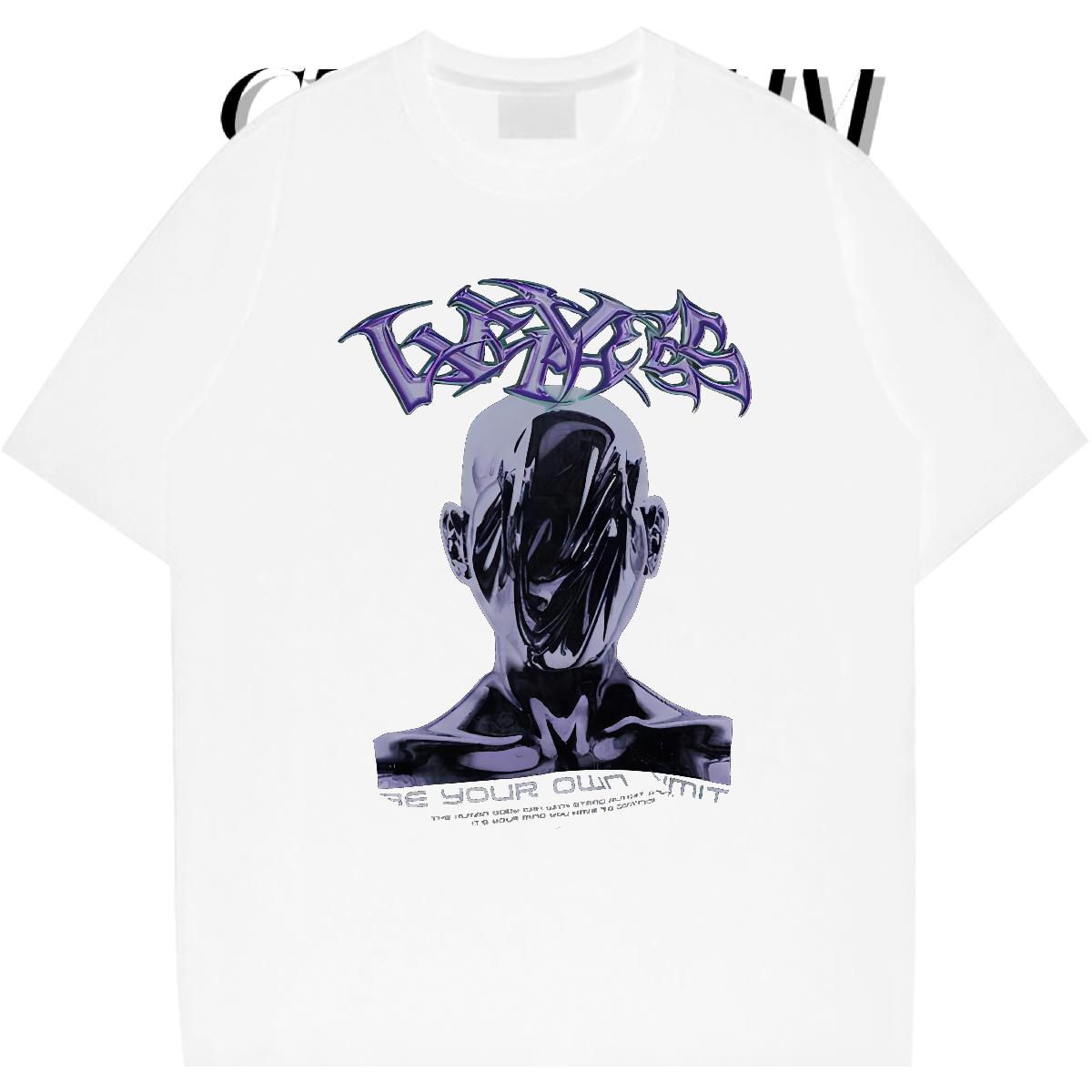 Designer T Shirts Men Plus Size Custom Daily Wear Tshirt for Man Woman 180g Cotton Loose Top Tees