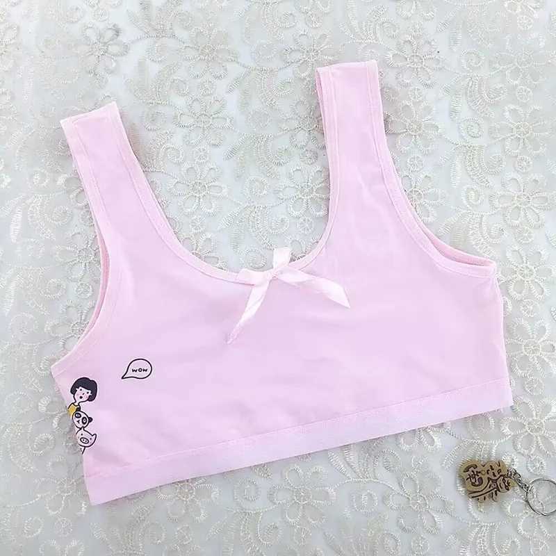 Camisole Camisole Girls Training Linen Bra Sports Girls Bra Youth Letter Lace Theme Tank Top 8-14 Years WX5.31