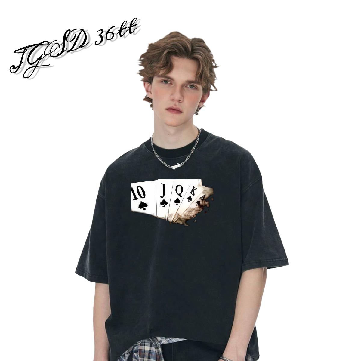 Cool Design Couples T Shirts Cotton O Neck Short Sleeves Sports Casual Mens T Shirts DIY Printed 2024 Summer Tops Tees