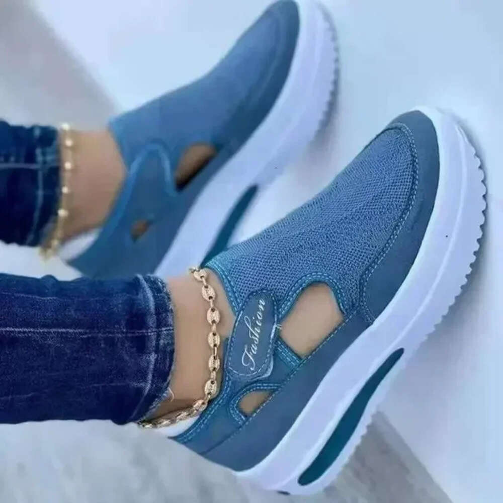 Ddmytiger Ddmytiger Summer New Breathable Mesh Wedge Casual Sport Plus Size Non Slip Woman Vulcanize Shoes Platform Women Sneakers