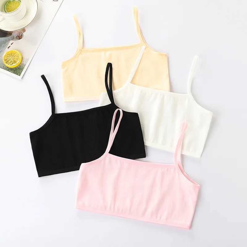 Camisole Camisole 4 pieces/batch wireless training bras lace breast care girls bras cotton teenagers bras sports bras WX5.31