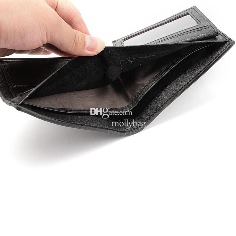 2024 Wholesale of Men's Wallet Short Crocodile Pattern Business Horizontal Multi functional Banknote leather Wallet Document Bag