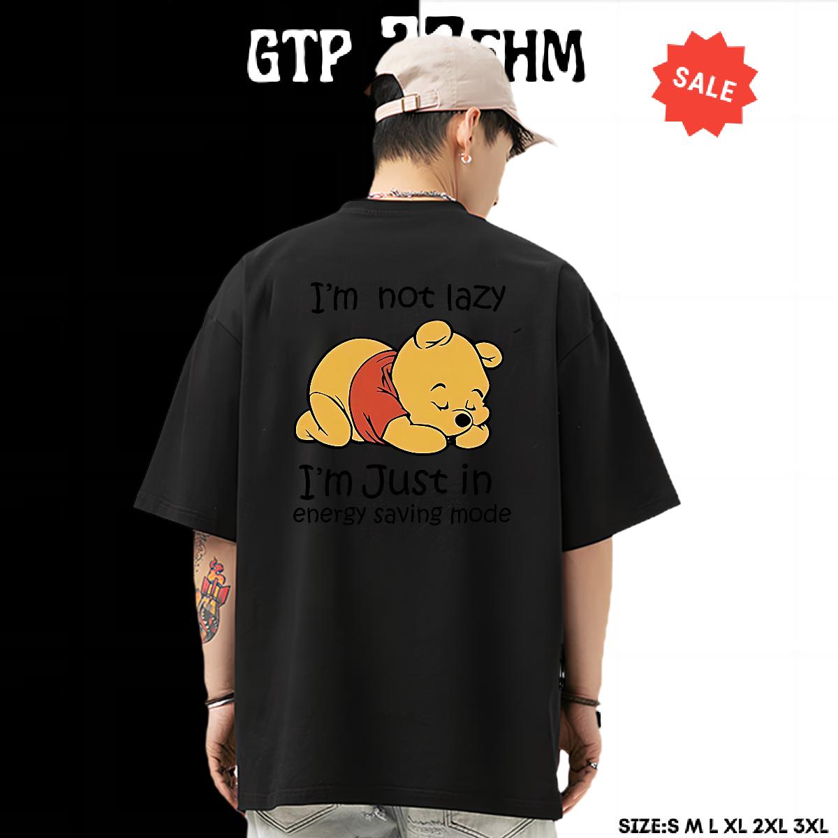 Classic Casual T Shirt For Man Plus Size Cartoon Hip Hop Men Tshirts O-Neck Short Sleeve Cotton Unisex Tops Tees