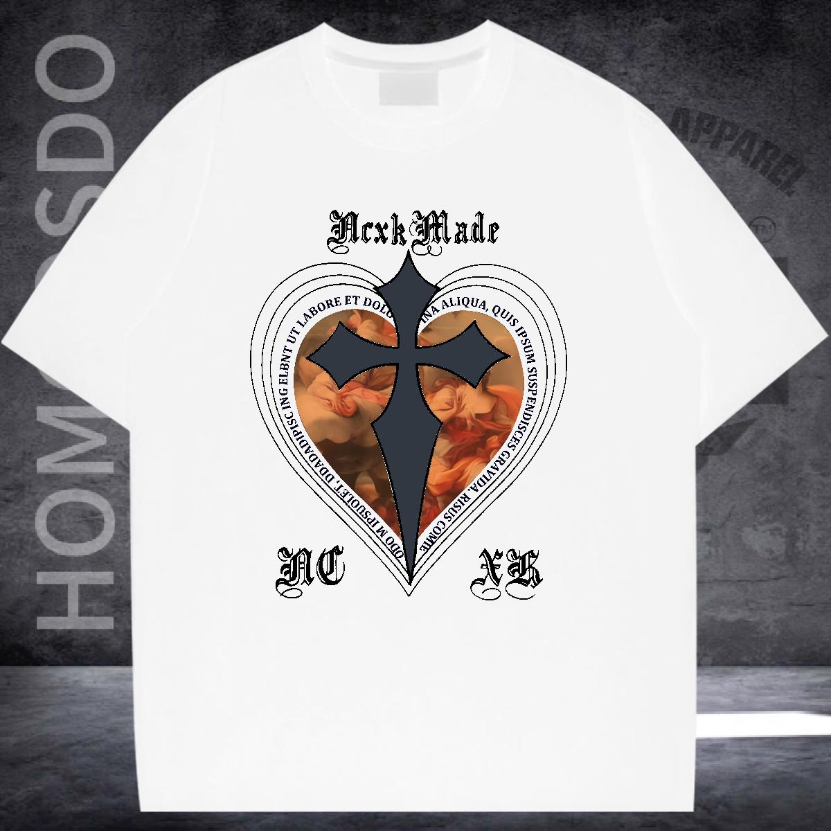 Wholesale T Shirts Men Home Outdoor Crew Neck Cotton Breathable Tshirts Fashion Design DIY Tops Tees