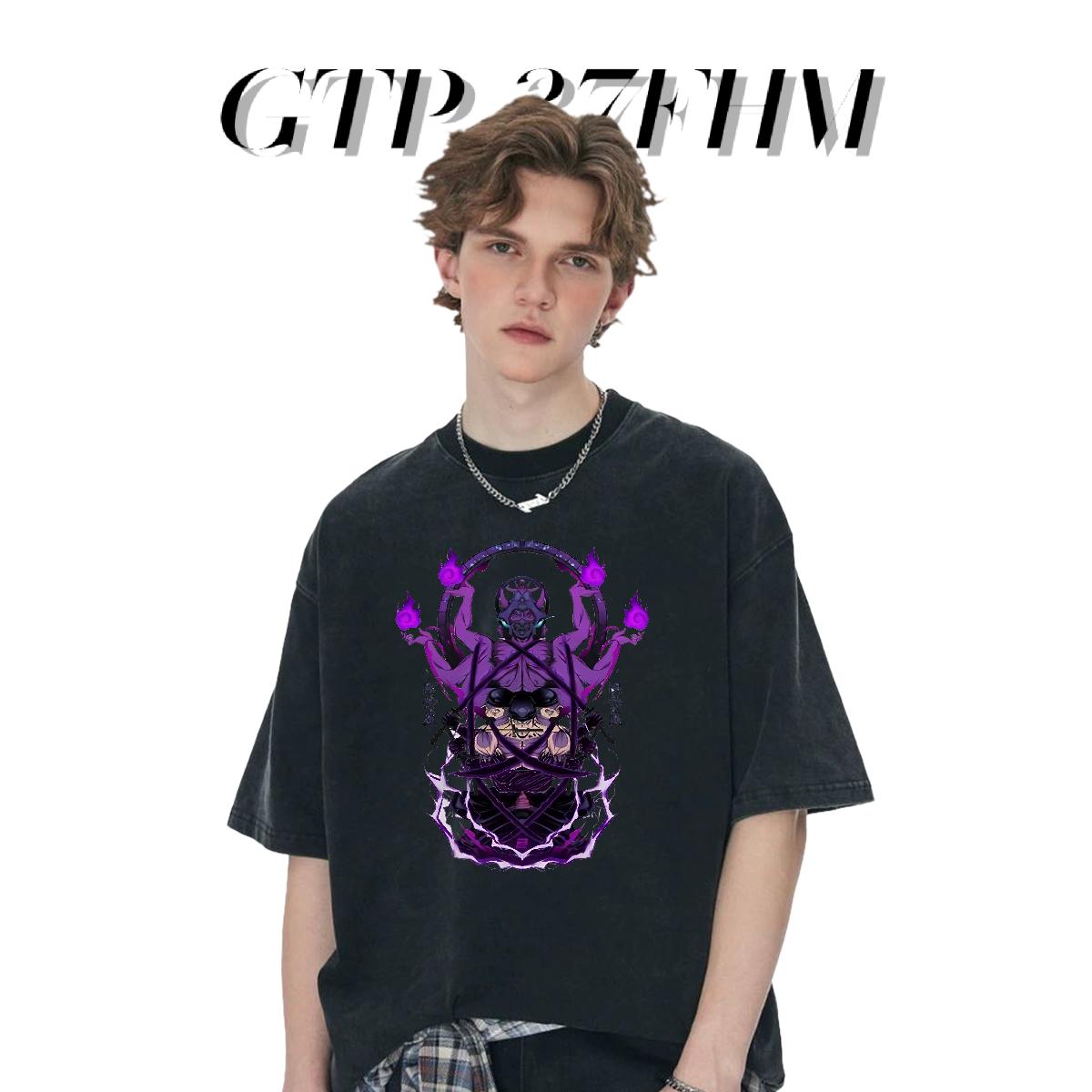 Designer T Shirts Men DIY Anime Sport Men Tees Cotton Breathable Short Sleeve Cool Tops