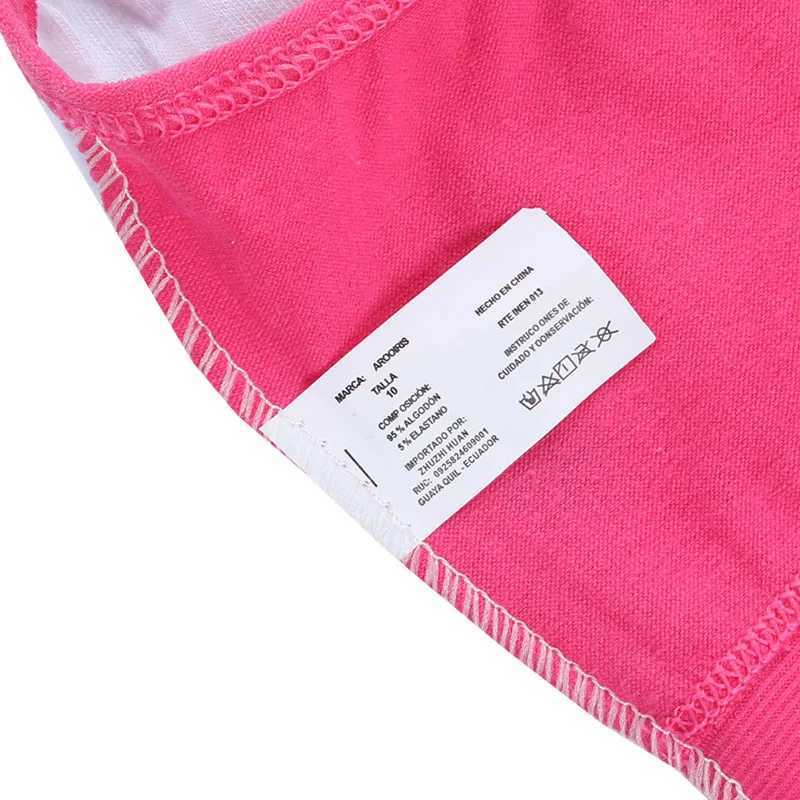 Camisole Teenage Girls Tank Top Bra Cartoon Panda/Flower Print Lace Purberry Training Underwear WX5.31ACCC