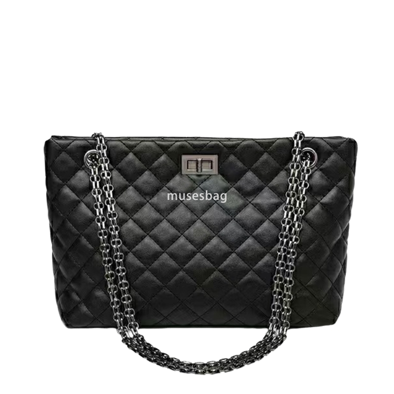 Designer's Women's Bag Retro Lingge Chain Tote Bag Large Capacity Casual Business High Quality Single Shoulder Crossbody Bag Women's Cl