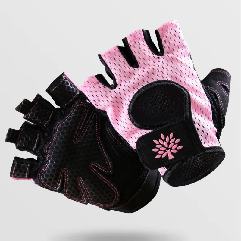 Women Gym Gloves for Body Building Sport Fitness Weight Lifting Dumbbell Workout Breathable Gloves for Crossfit 240603