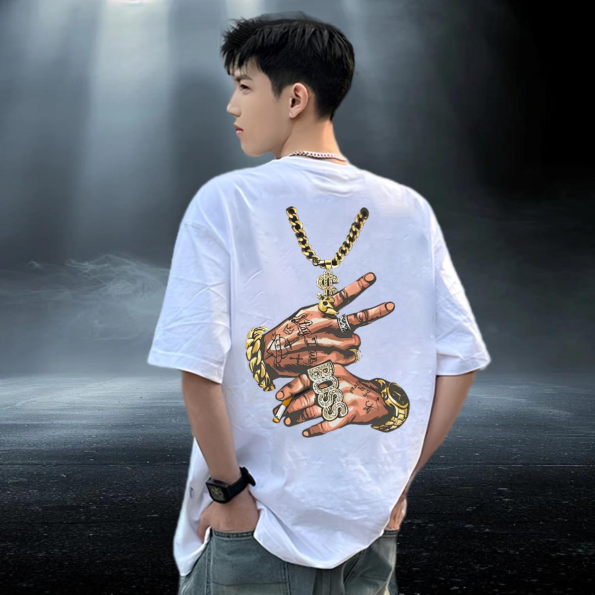 Fashion Designer Man T Shirts Crew Neck Cotton Breathable Hip Hop Street Couples T Shirts Custom Print Oversized Unisex Polos