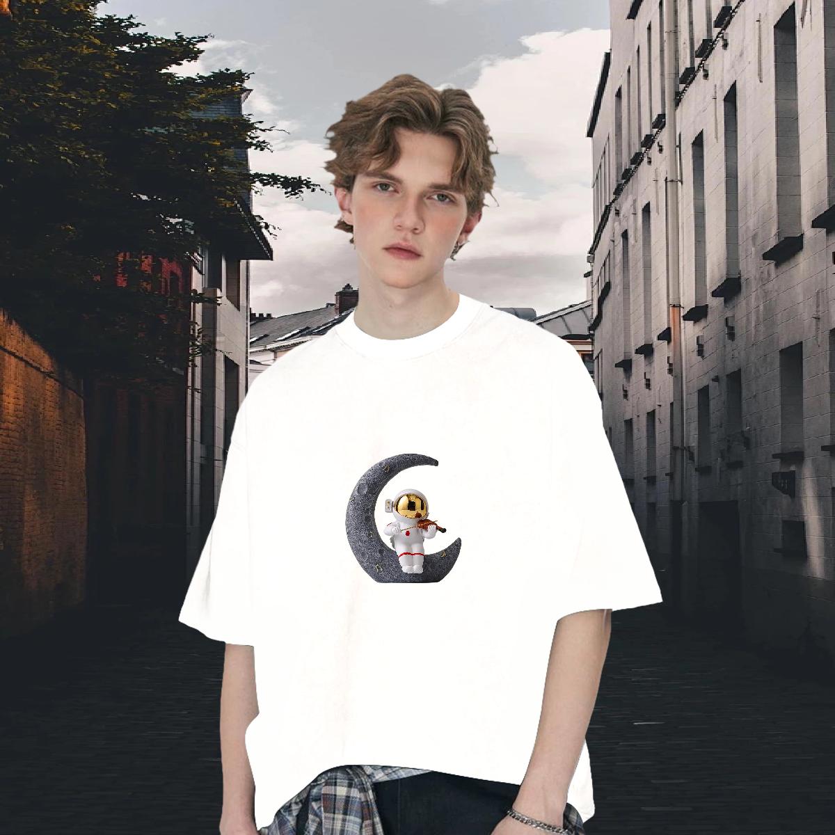 Cool Design T Shirts Men High Street Hip Hop 180g Cotton Men Tees Fashion Designer DIY Anime Tee Shirt