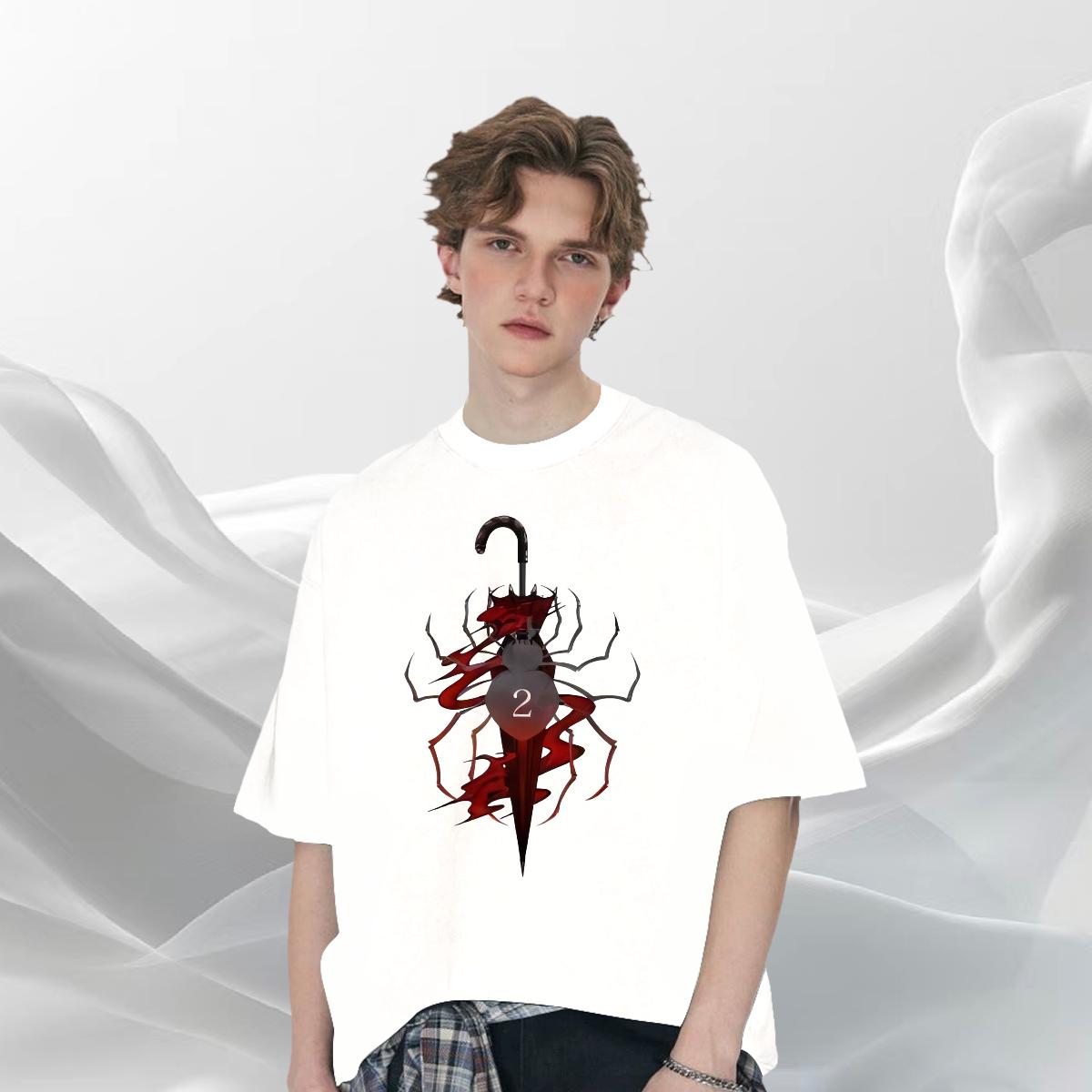 2024 New T-Shirts DIY Logo Tshirt for Man Woman Daily Wear Short Sleeve Cotton O-Neck Loose Fit Tees