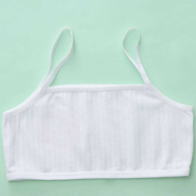 Camisole Camisole 4 pieces of girl bras underwear cotton bras rainbow design youth girl training bras breathable youth girl tops crops WX5.31