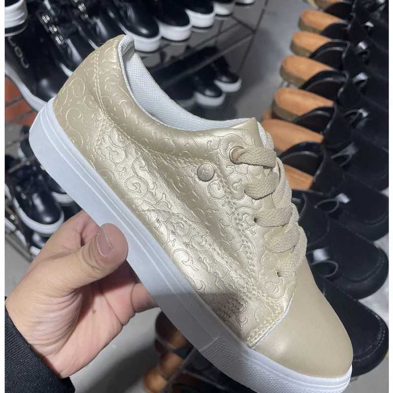 Womens Sneakers Fashion Tennis Round Toe Flat Canvas Shoes 2024 Fall Trend Casual Waterproof Black Lace Up Vulcanized ShoesL464