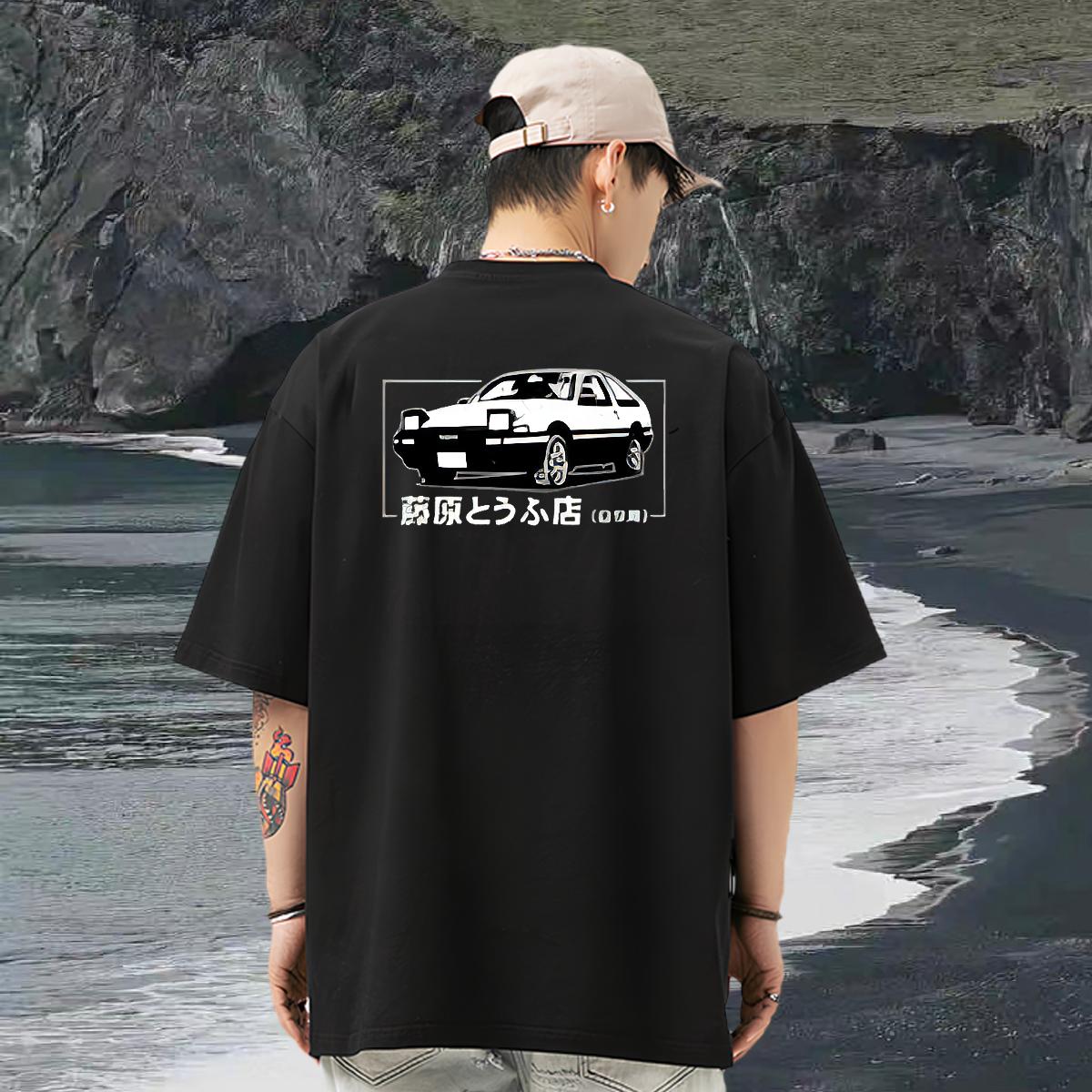 High Quality Man T Shirts Summer Casual Cotton Breathable Soft Couples T Shirts Classic Anime Print Tops