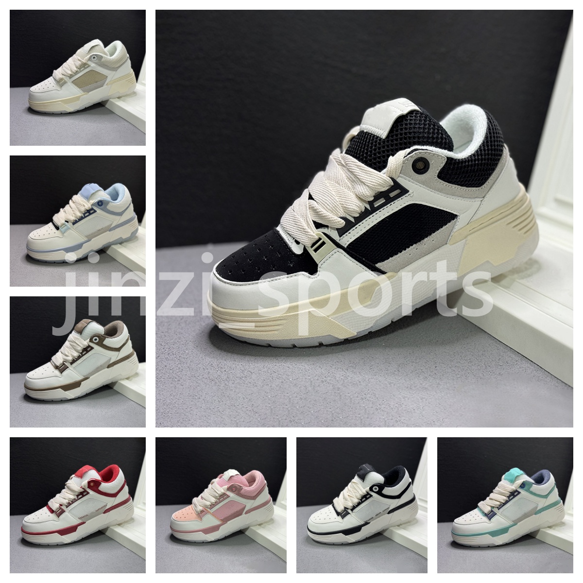 MA-1 MA-2 lace-up Bread Sneakers Shoes Luxury Designer Men Women Platform Shoes Mesh leather Stadium Hardware-logo Leather outdoors Trainers Sneakers Size 36-45