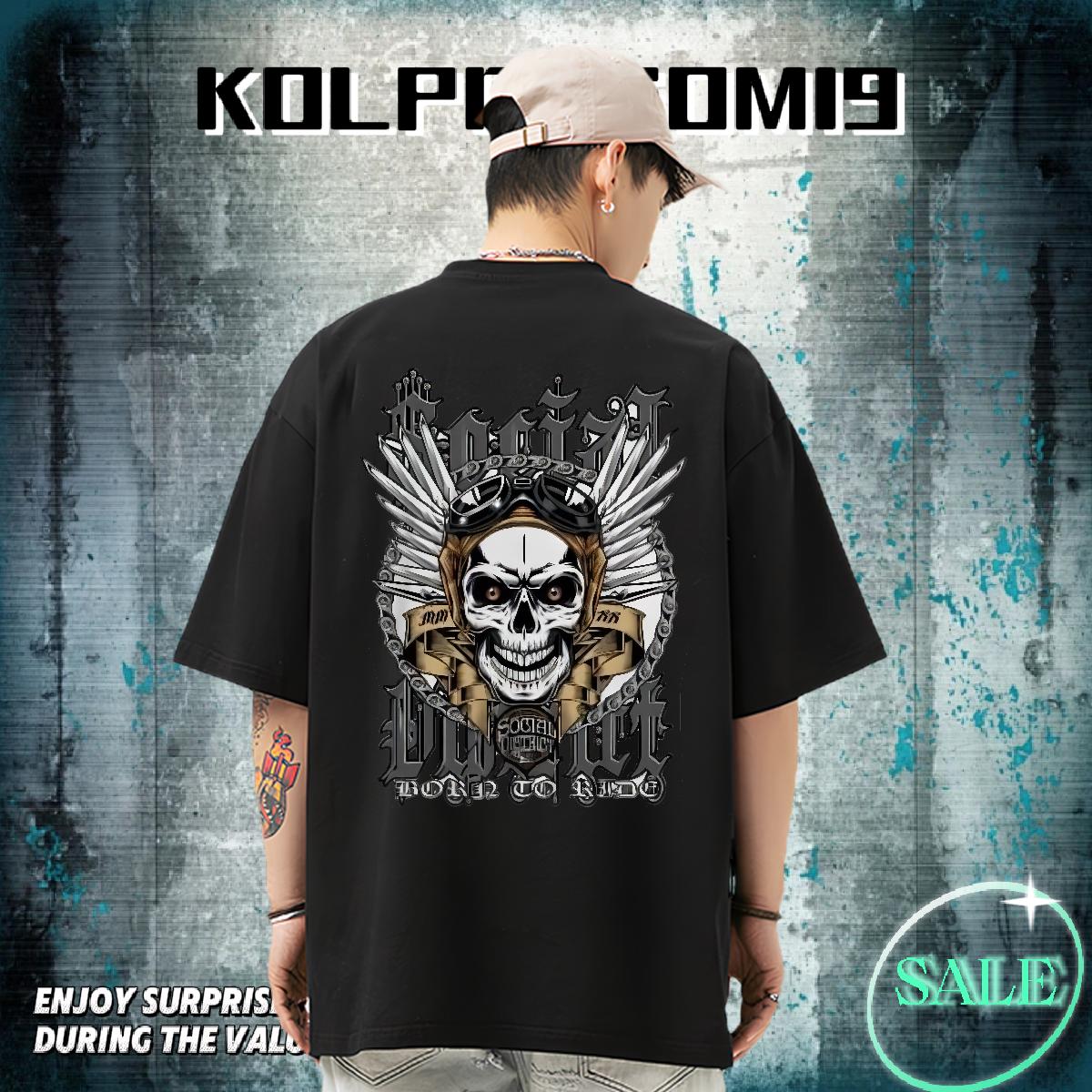 Wholesale Men T Shirts Street Wear Cotton Breathable Short Sleeve Men Tops Tees Brand Custom Cartoon Tee Shirt