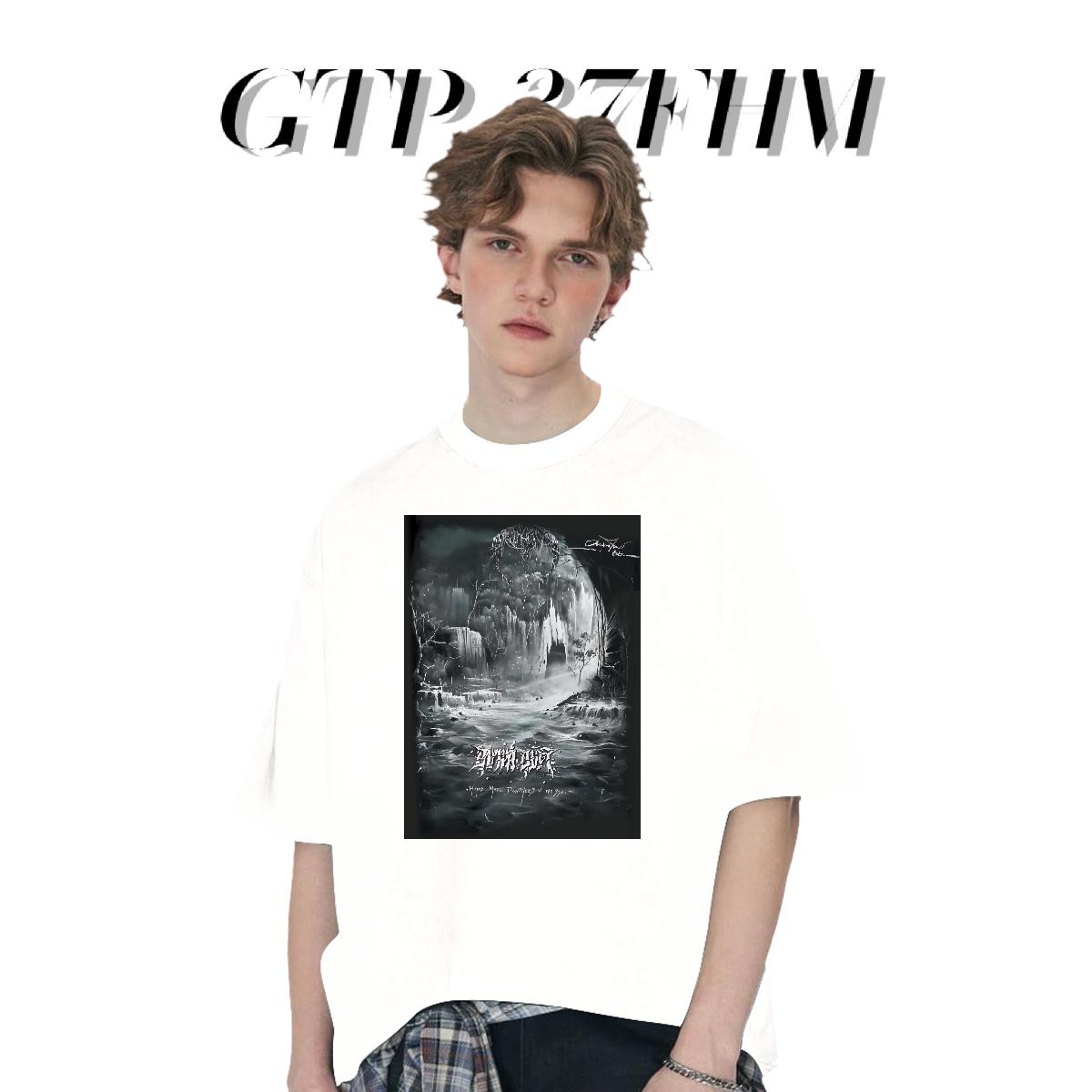 Classic T Shirt For Man DIY Logo Street Casual Men Tshirts Round Neck Short Sleeve Wholesale Tops Tees