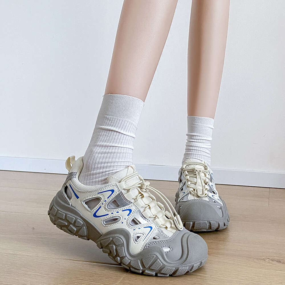 Women's 2024 Summer Outdoor Hiking Travel Sneakers Hollow Out Sport Walking Shoes Non-Slip Breathable Work Tennis ddmythur