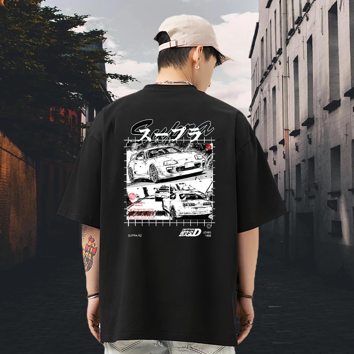 Classic Casual Mens T Shirts Custom Anime Mens Tshirts Casual Beach Round Neck Short Sleeve Cool Tops Shirt
