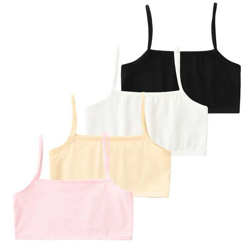 Camisole Camisole 4 pieces/batch wireless training bras lace breast care girls bras cotton teenagers bras sports bras WX5.31