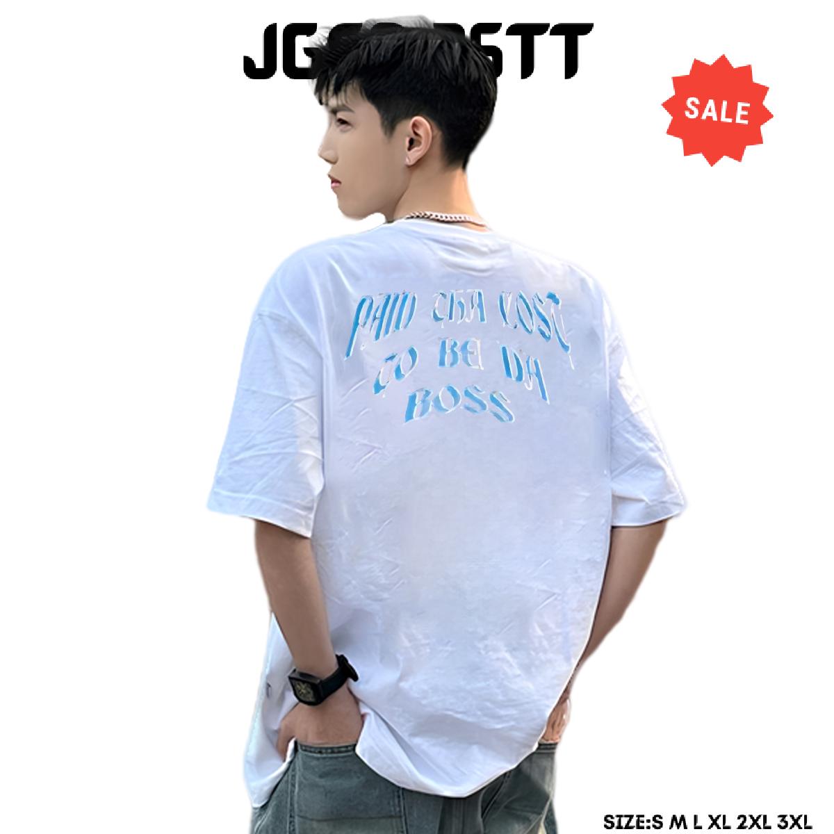 Fashion Casual Mens T Shirts Customized Print Anime Printing Street Men Tees Breathable Crew Neck Cotton High Quality Tops Shirt