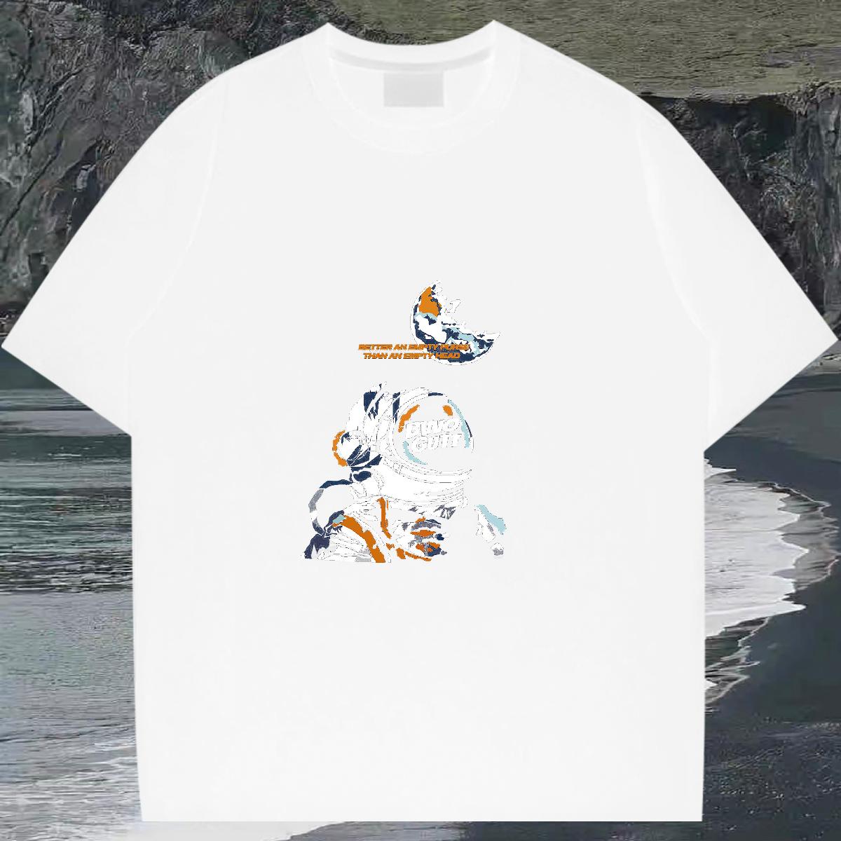 Loose Fit T Shirt For Man Street wear Hip Hop Short sleeve Cotton Soft Tshirt for Man Woman DIY Customized Anime Tees Shirts