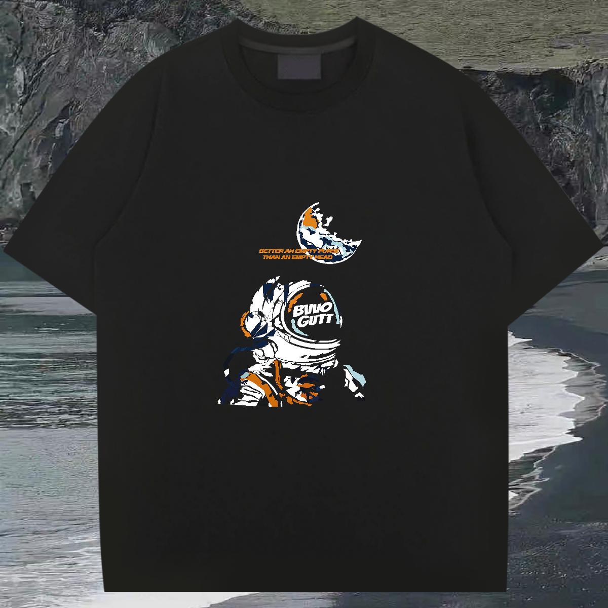 Loose Fit T Shirt For Man Street wear Hip Hop Short sleeve Cotton Soft Tshirt for Man Woman DIY Customized Anime Tees Shirts