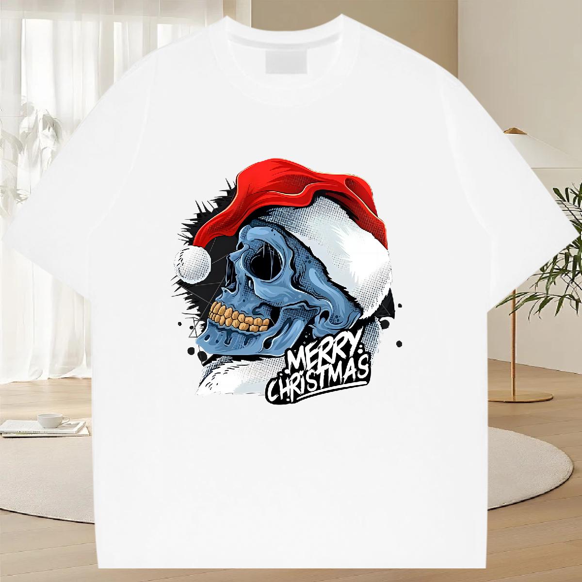 Loose T-Shirts High Street Hip Hop Breathable Crew Neck Men Clothes T-Shirt Wholesale Custom Printing Tees