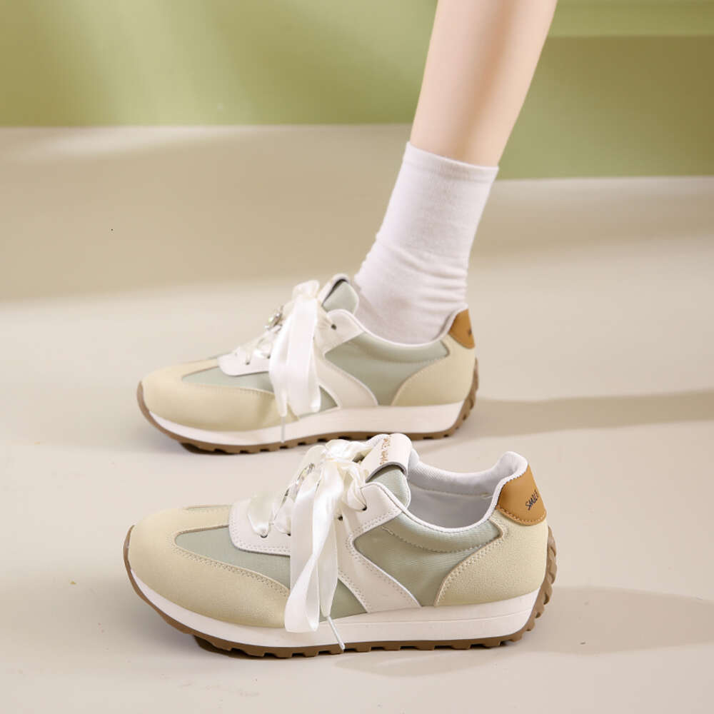 Women's Sneakers Patchwork Casual Lace Up Non-Slip Walking Shoes Comfortable Tennis Running Fashion Sports Trainers ddmythur